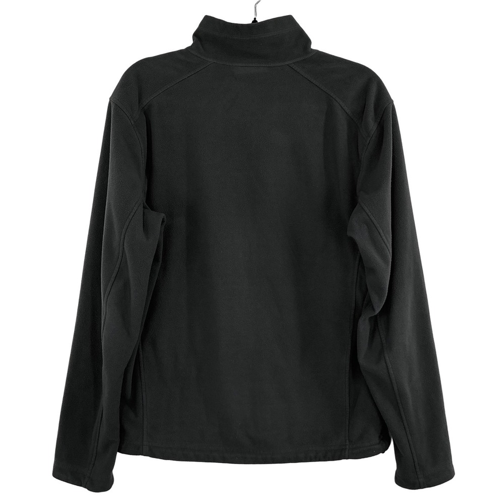 REI Men's Medium Dark Grey Full Zip Fleece Jacket Outdoor Hiking Casual‎ - Picture 3 of 8
